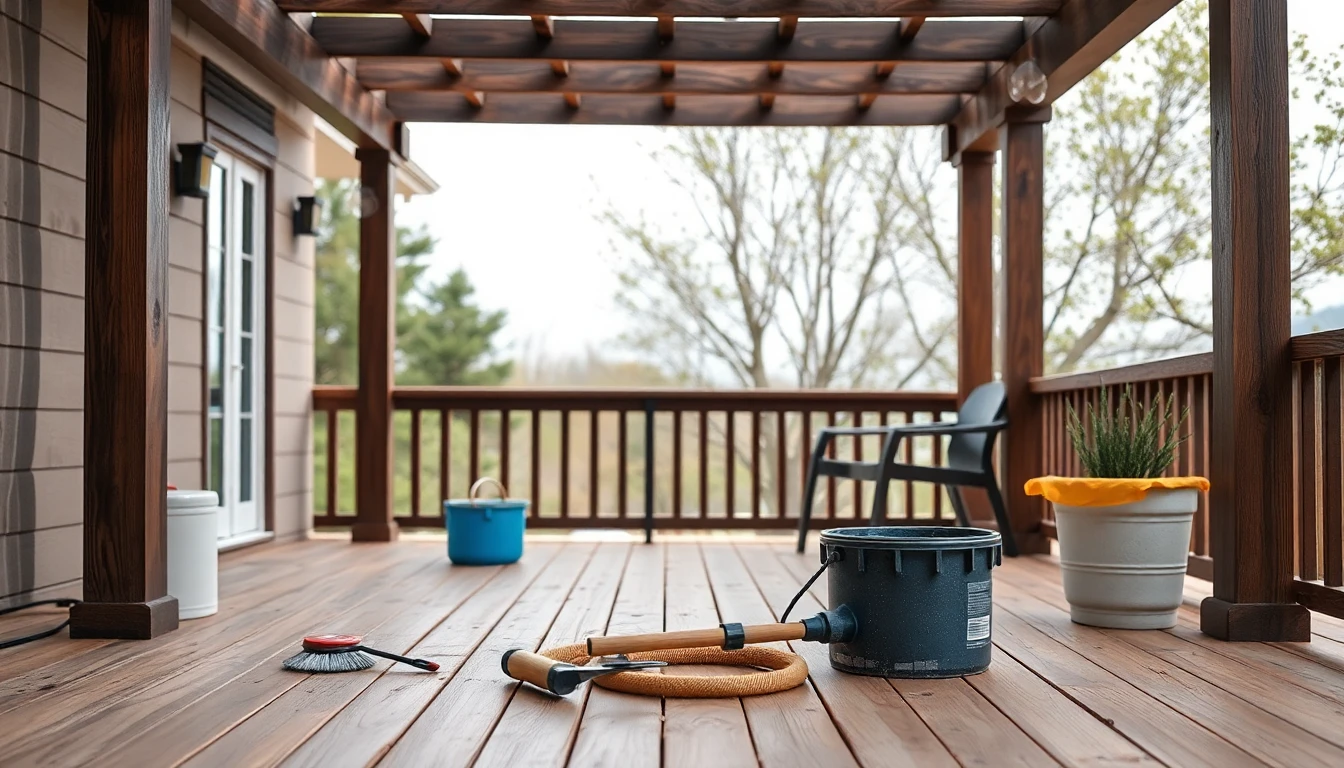 Deck & Pergola Staining